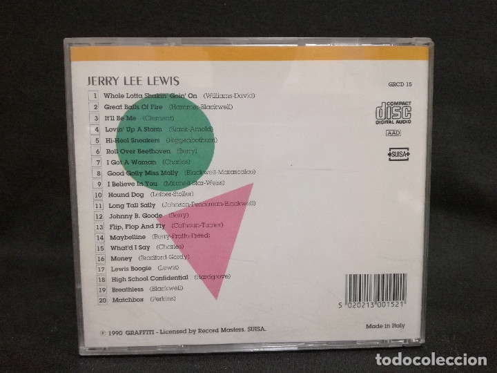 CDs de m&uacute;sica: CD - JERRY LEE LEWIS - COLLECTION - Foto 2
