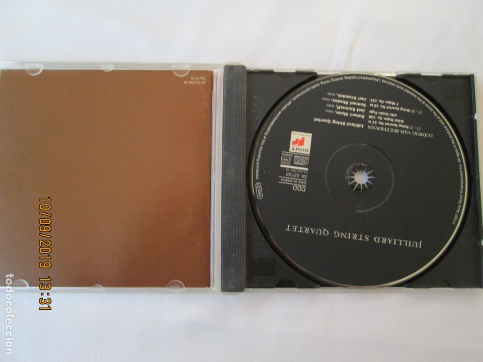 CDs de m&uacute;sica: JUILLIARD STRING QUARTET - BEETHOVEN - Foto 2