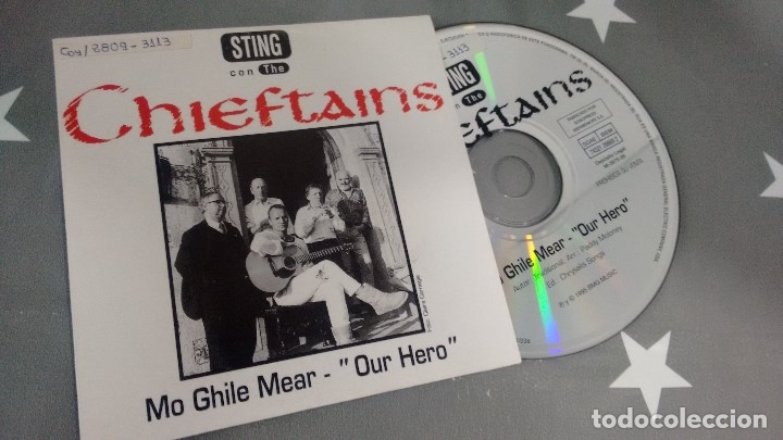 CDs de m&uacute;sica: CD-SINGLE -PROMOCION- de STING con  THE CHIEFTAINS - Foto 1
