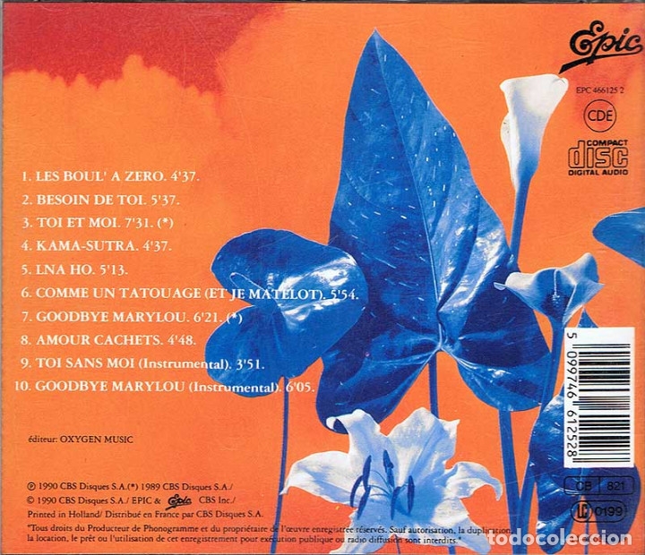 CDs de m&uacute;sica: Michel Polnareff - Kāma-Sūtra. CD. Epic - Foto 2