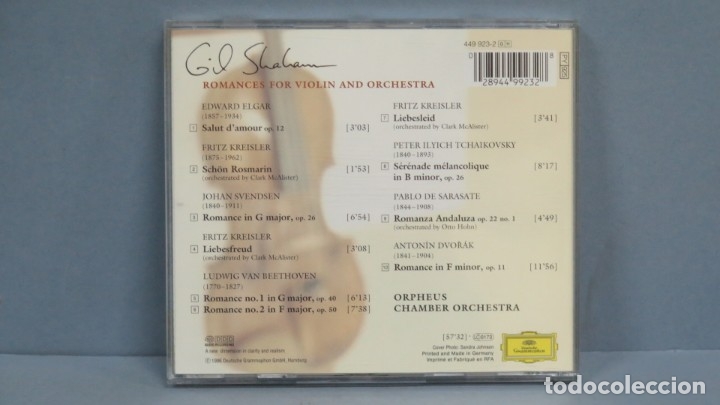 CDs de m&uacute;sica: CD. GIL SHAHAM. ROMANCES - Foto 2