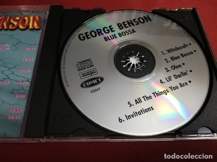 CDs de m&uacute;sica: GEORGE BENSON. BLUE BOSSA (CD) - Foto 2