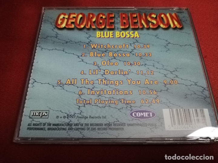 CDs de m&uacute;sica: GEORGE BENSON. BLUE BOSSA (CD) - Foto 3