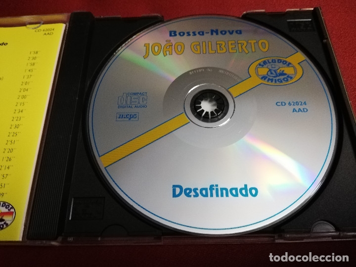 CDs de m&uacute;sica: JOAO GILBERTO. DESAFINADO (BOSSA - NOVA) CD - Foto 2