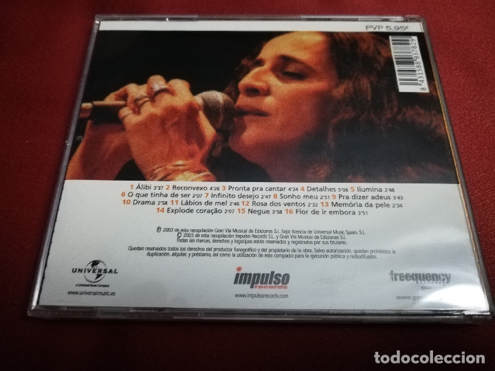 CDs de m&uacute;sica: MARIA BETHANIA. 16 GRANDES &Eacute;XITOS (CD) - Foto 3