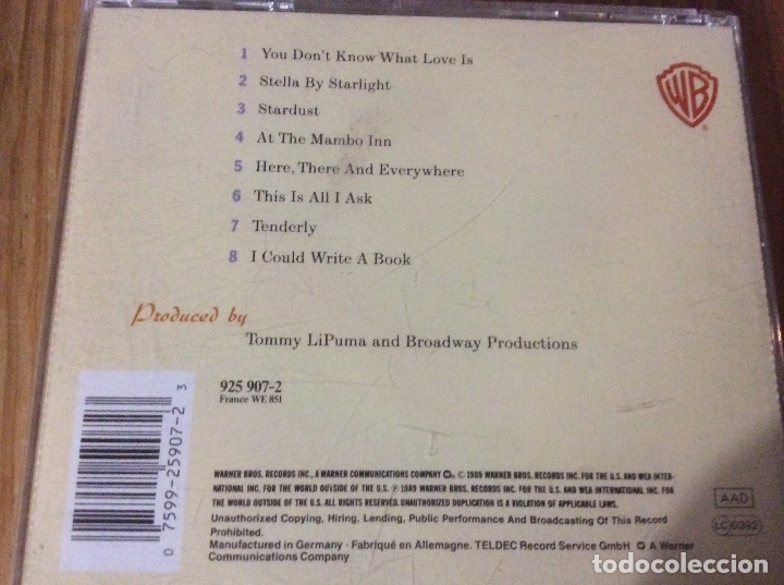 CDs de m&uacute;sica: George Benson - Tenderly - Foto 2