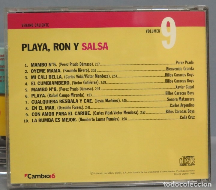 CDs de m&uacute;sica: CD. PLAYA RON Y...SALSA - Foto 2