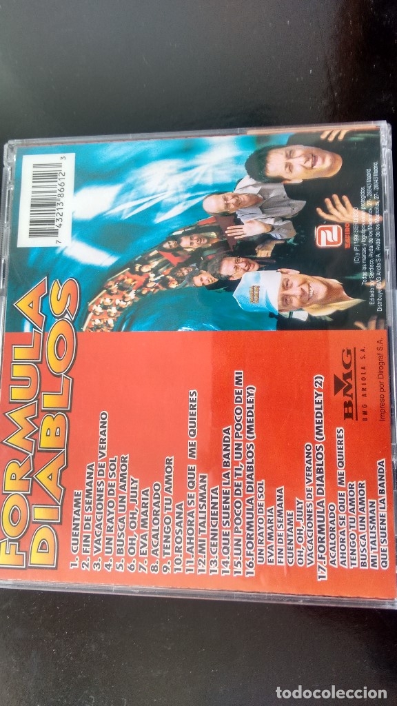 CDs de m&uacute;sica: CD-ALBUM - FORMULA DIABLOS - Foto 2