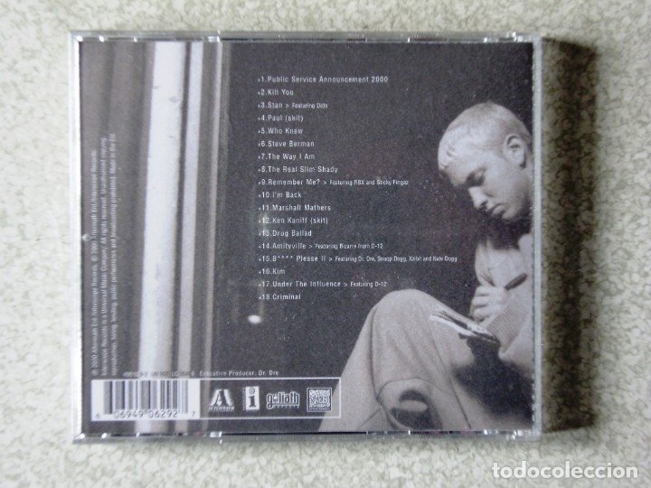 CDs de m&uacute;sica: EMINEM .THE MARSHALL MATHERS - Foto 2
