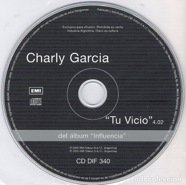 CDs de m&uacute;sica: CHARLY GARCIA - TU VICIO - Foto 2