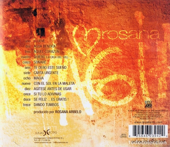 CDs de m&uacute;sica: ROSANA &uml;MAGIA&uml; (CD) - Foto 2