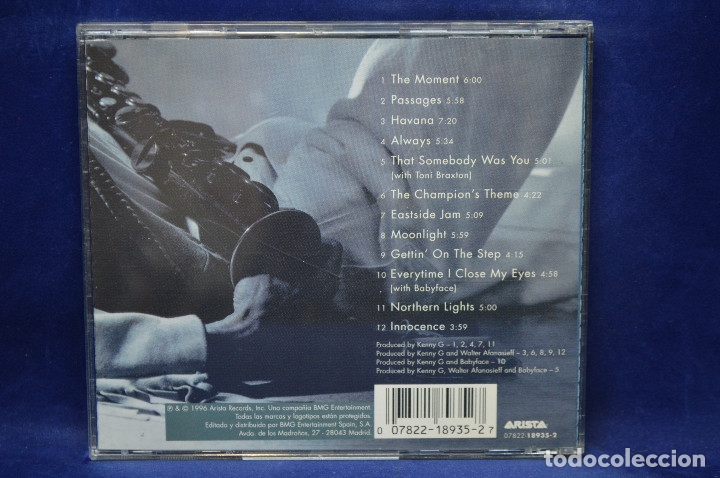 CDs de m&uacute;sica: KENNY G - THE MOMENT - CD - Foto 2