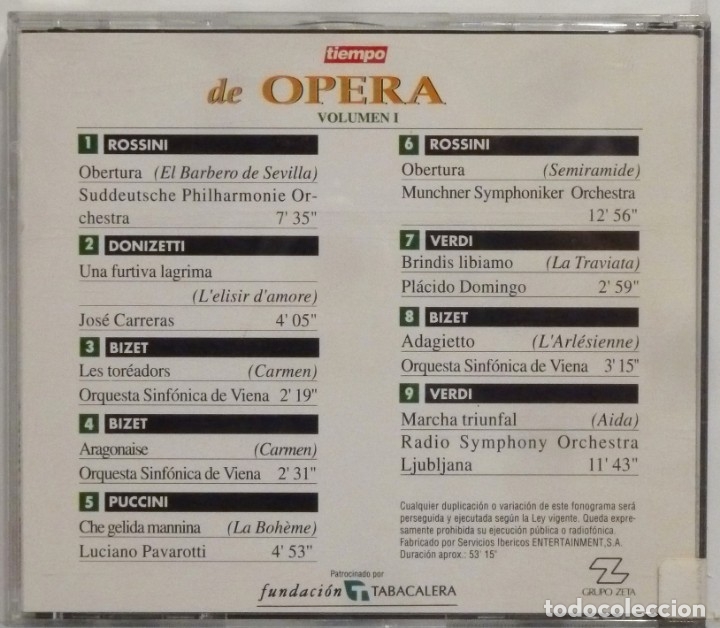 CDs de m&uacute;sica: TIEMPO DE OPERA - Foto 2