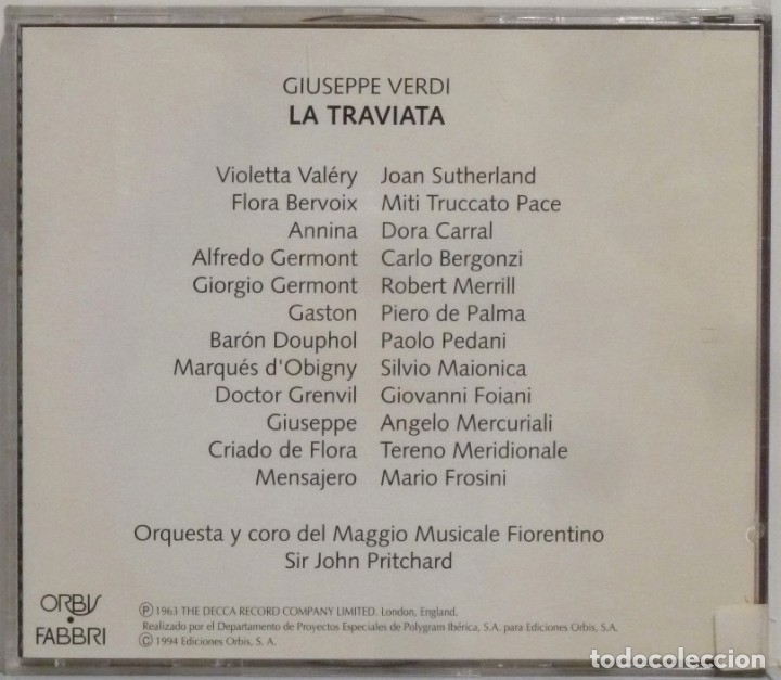 CDs de m&uacute;sica: OPERA COLLECTION - LA TRAVIATA 2 - Foto 2