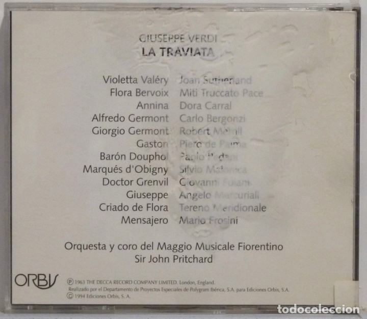 CDs de m&uacute;sica: OPERA COLLECTION - LA TRAVIATA 1 - Foto 2