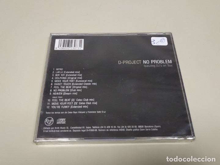 CDs de m&uacute;sica: D-Project - No Problem (featuring DJs On Tour) (CD, Album) *Precintado* - Foto 2