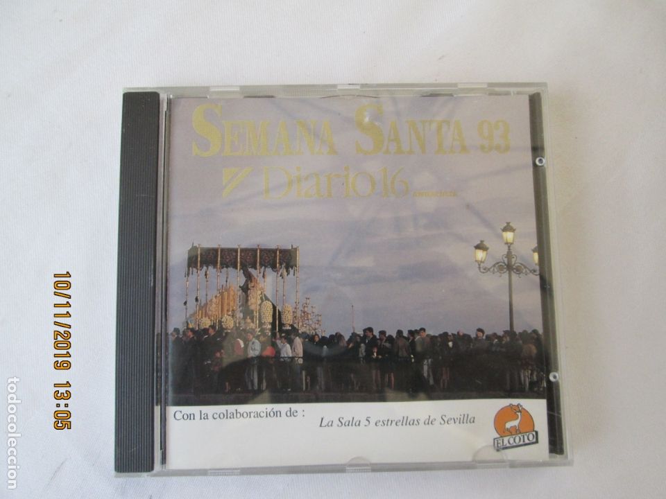 CDs de M&uacute;sica: SEMANA SANTA 1993 -CD PASAN LOS CAMPANILLEROS , HERMANOS COSTALEROS , AMARGURA , AL SE&Ntilde;OR DE SEVILLA