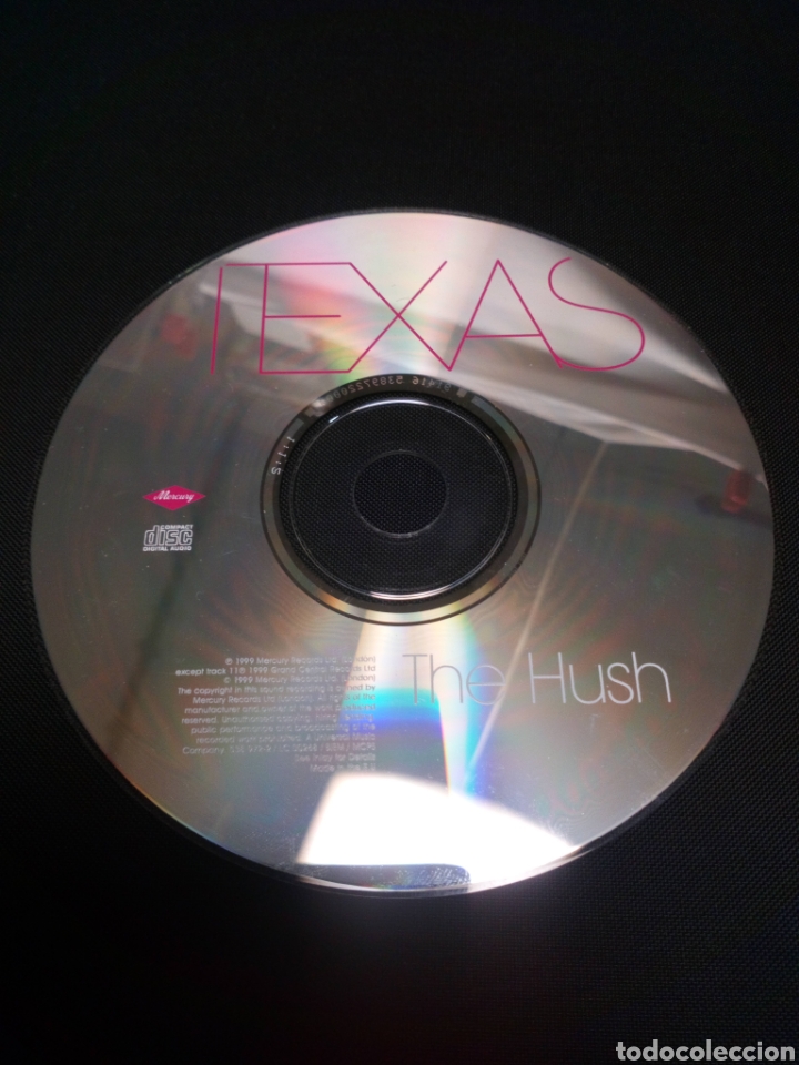 CDs de m&uacute;sica: Texas the Hush CD sin car&aacute;tula - Foto 1