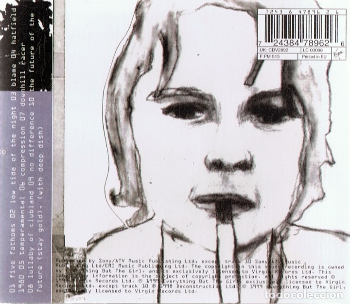 CDs de m&uacute;sica: EVERYTHINGBUTTHEGIRL TEMPERAMENTAL (CD) - Foto 2