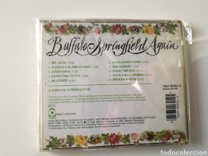 CDs de m&uacute;sica: BUFFALO SPRINGFIELD - Again - CD ATCO ALEMANIA - Foto 2