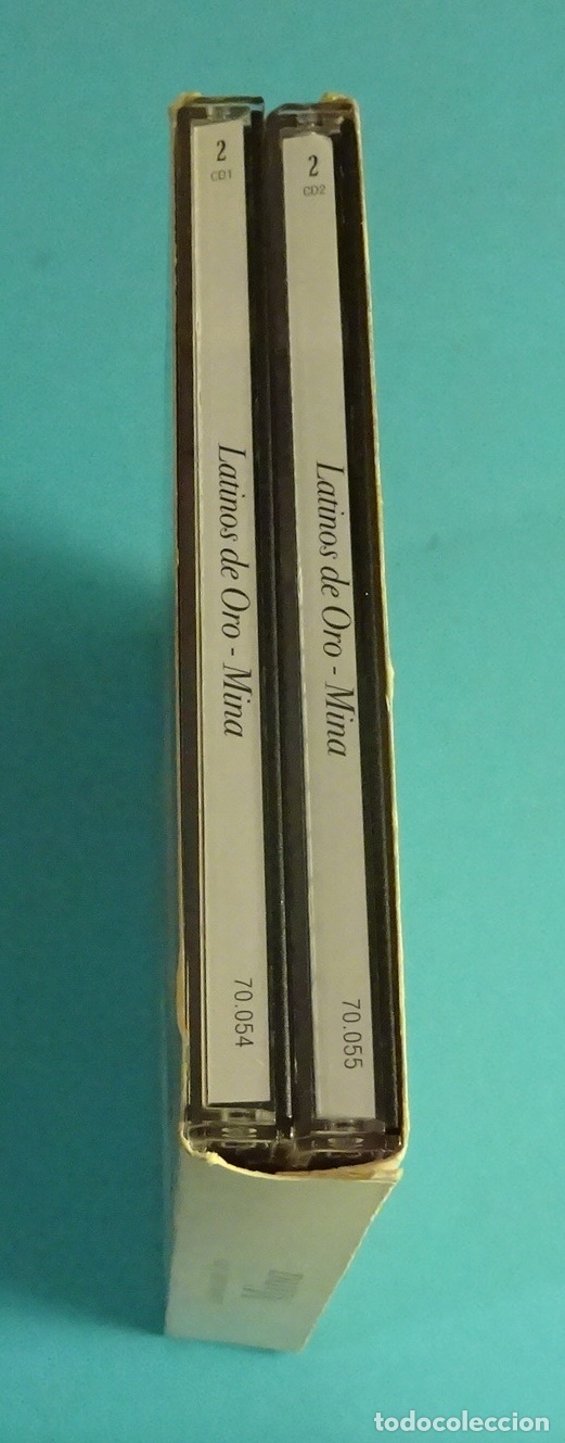 CDs de m&uacute;sica: LATINOS DE ORO. MINA. DOS CD - Foto 2