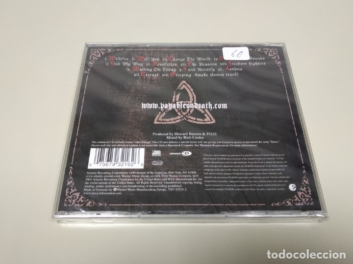 CDs de m&uacute;sica: P.O.D. - Payable On Death (CD+DVD) *Precintado* - Foto 2