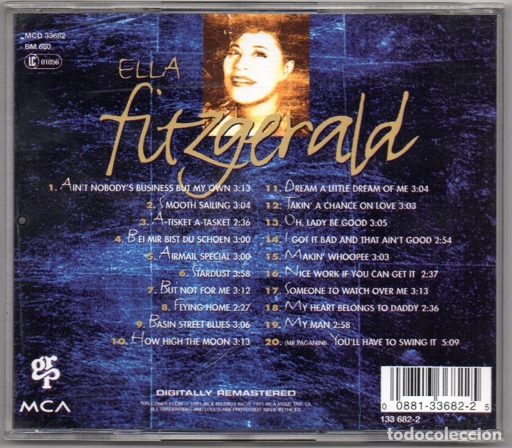 CDs de m&uacute;sica: Ella Fitzgerald. CD. - Foto 2