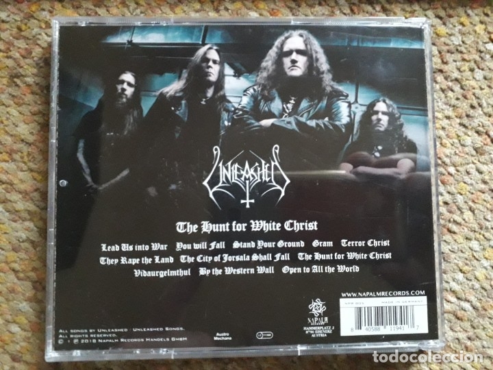 CDs de m&uacute;sica: Unleashed , The Hunt for White Christ , CD 2018 estado impecable - Foto 2