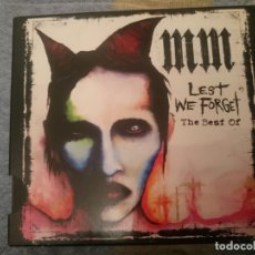 CDs de Música: MARYLIN MANSON - THE BEST OF LEST WE FORGET. Lote 182393795
