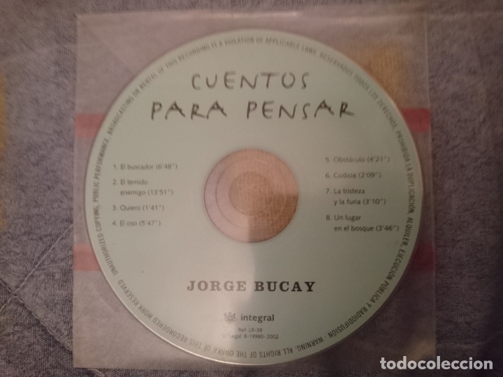 cd - cuentos para pensar - jorge bucay - Compra venta en todocoleccion