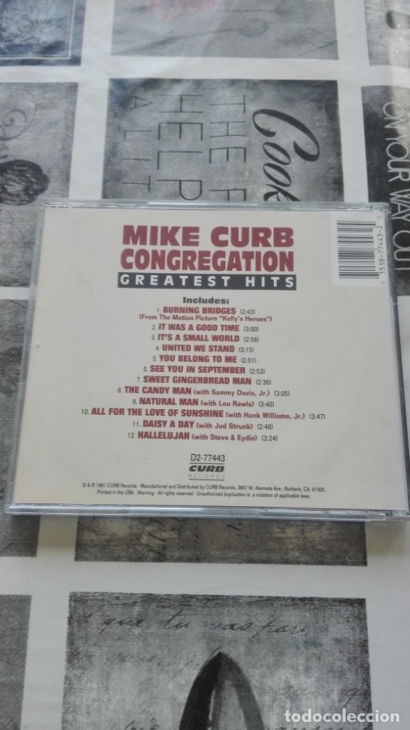 CDs de m&uacute;sica: Mike curb congregation - greatest hits - 1 cd - Foto 3