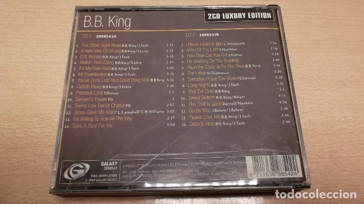 CDs de m&uacute;sica: B.B. KING -2 CD LUXURY EDITION- - Foto 2