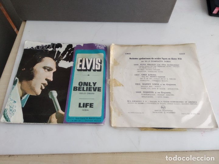 CDs de m&uacute;sica: DOS DISCOS DE ELVIS   SIN PROBAR - Foto 2