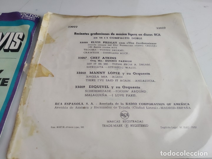 CDs de m&uacute;sica: DOS DISCOS DE ELVIS   SIN PROBAR - Foto 3