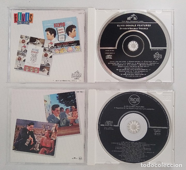 CDs de m&uacute;sica: Colecci&oacute;n completa Elvis Double Features 10 CDs - Foto 7