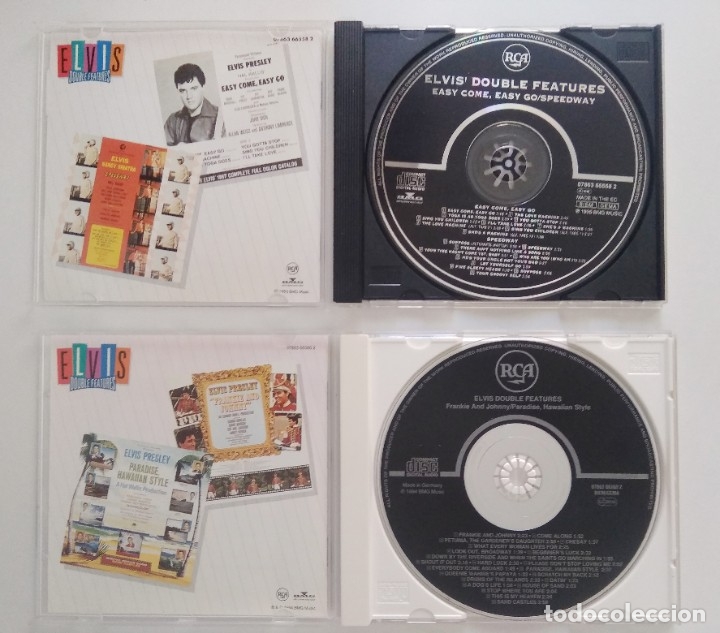 CDs de m&uacute;sica: Colecci&oacute;n completa Elvis Double Features 10 CDs - Foto 8