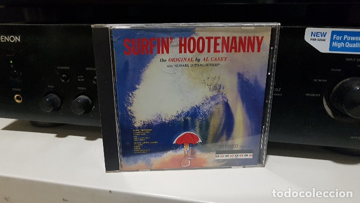 AL CASEY - SURFIN HOOTENANNY (SUNDAZED, 1996) SURF MUSIC MADRID - MÚSICA SURF - CD - 60S (Música - CD's Rock)