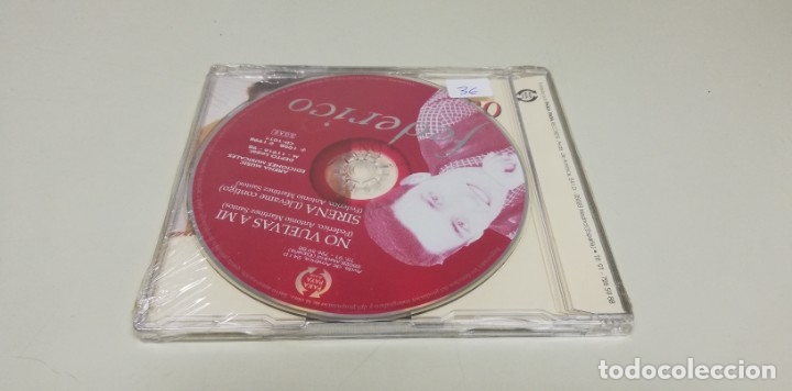 CDs de m&uacute;sica: Federico - No Vuelvas A Mi (CD, Single) - Foto 2