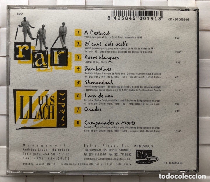 CDs de m&uacute;sica: LLUIS LLACH, CD - Foto 2
