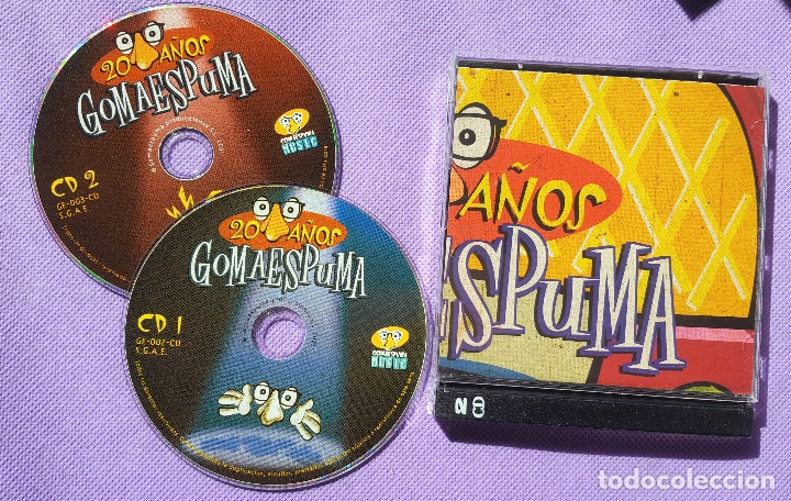 CDs de m&uacute;sica: GOMAESPUMA VHS Y 2 CD - Foto 2