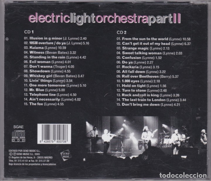 CDs de m&uacute;sica: Electric Light Orchestra / Elo Part II  - 2xCD - Foto 2
