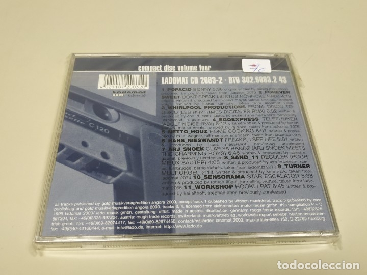 CDs de m&uacute;sica: Ladomat - Compact Disc Volume Four (CD) - Foto 2