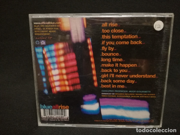 CDs de m&uacute;sica: CD - BLUE  - ALL RISE - Foto 2