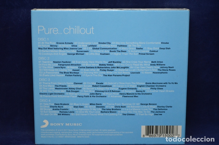 CDs de m&uacute;sica: VARIOUS - PURE...CHILLOUT - 4 CD - Foto 2