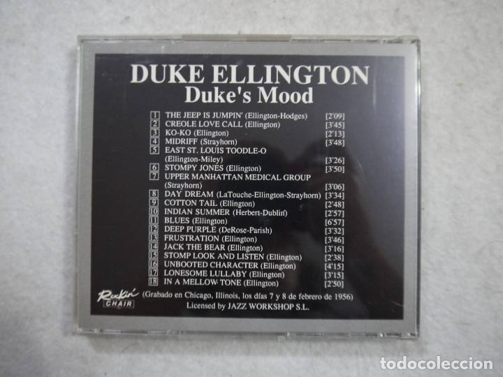 CDs de m&uacute;sica: DUKE ELLINGTON - DUKES MOOD - CD - Foto 2
