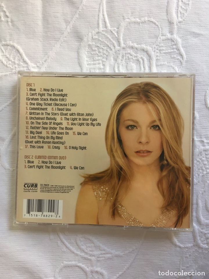 CDs de m&uacute;sica: LEE ANN RIMES: GREATEST HITS cd+dvd - Foto 2