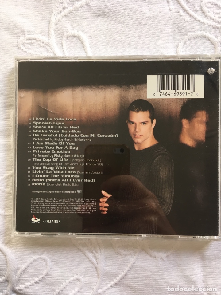CDs de m&uacute;sica: Ricky MARTIN - Foto 2