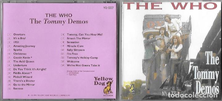CDs de M&uacute;sica: WHO, THE: THE TOMMY DEMOS. SESIONES DE ESTUDIO GRABADAS ENTRE 1968 Y 1969