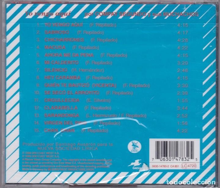 CDs de m&uacute;sica: Compay Segundo - Yo vengo aqui - CD precintado - Foto 2