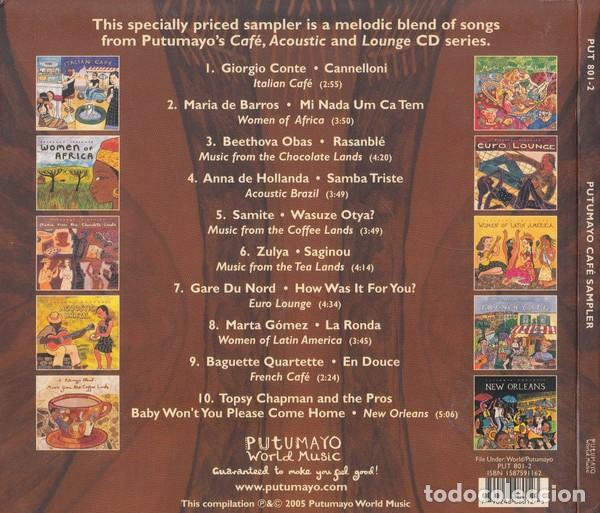 CDs de m&uacute;sica: Putumayo Caf&eacute; Sampler - CD digipack - Foto 2